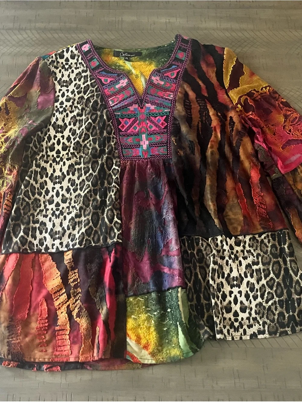 Calessa vibrant patchwork