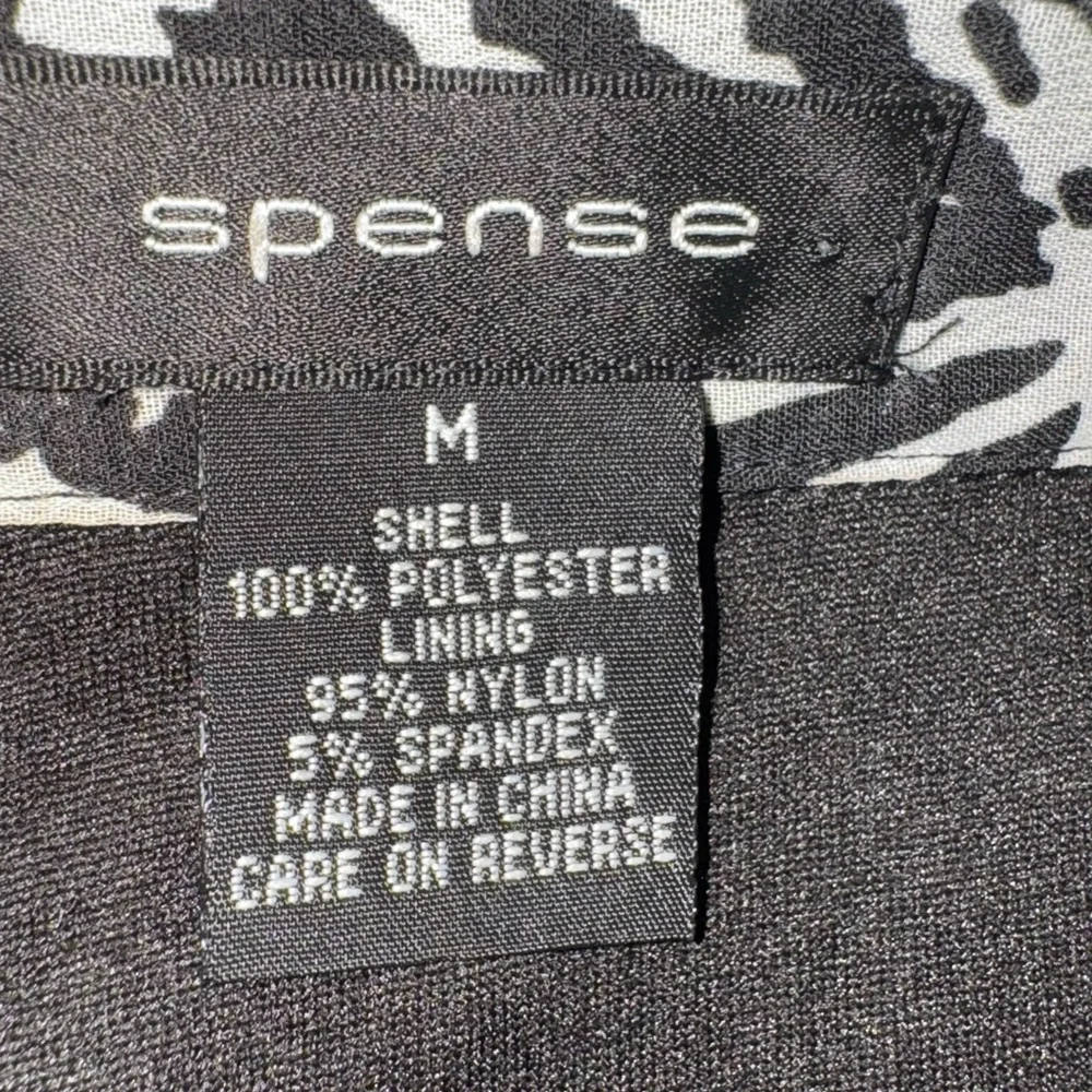 Spense black white