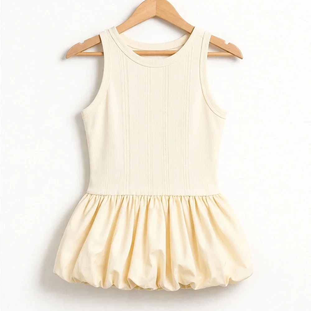 Elodie sleeveless peplum