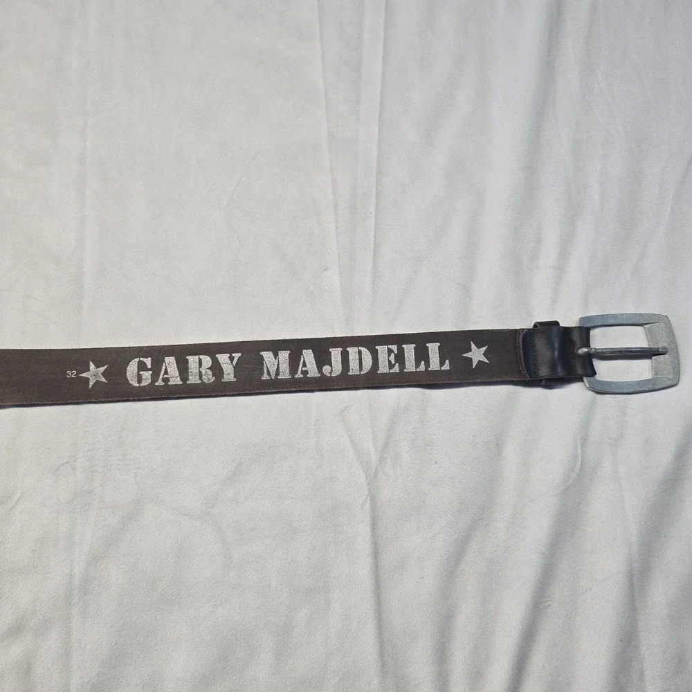 Gary Majdell Brown Genuine Leather‎ Heavy Duty Belt Size 32