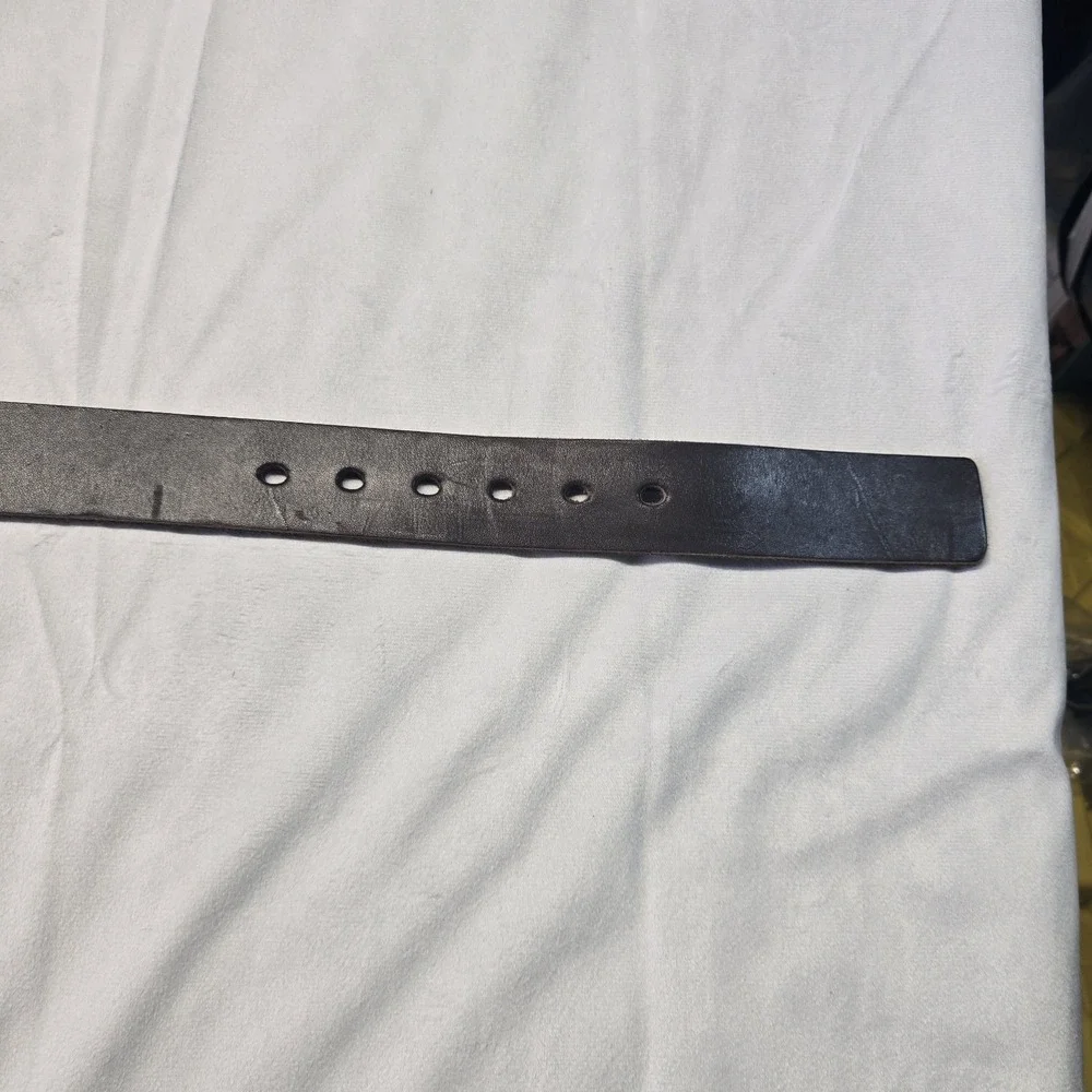 Gary Majdell Brown Genuine Leather‎ Heavy Duty Belt Size 32