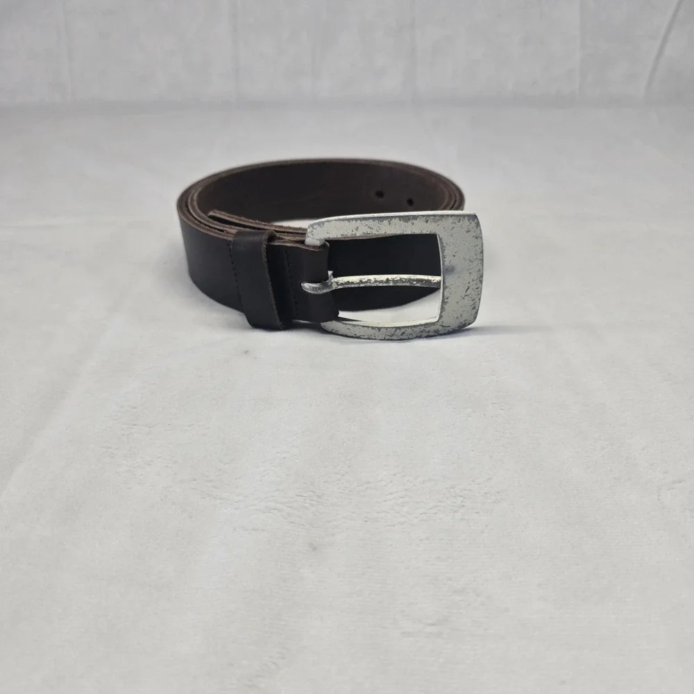 Gary Majdell Brown Genuine Leather‎ Heavy Duty Belt Size 32