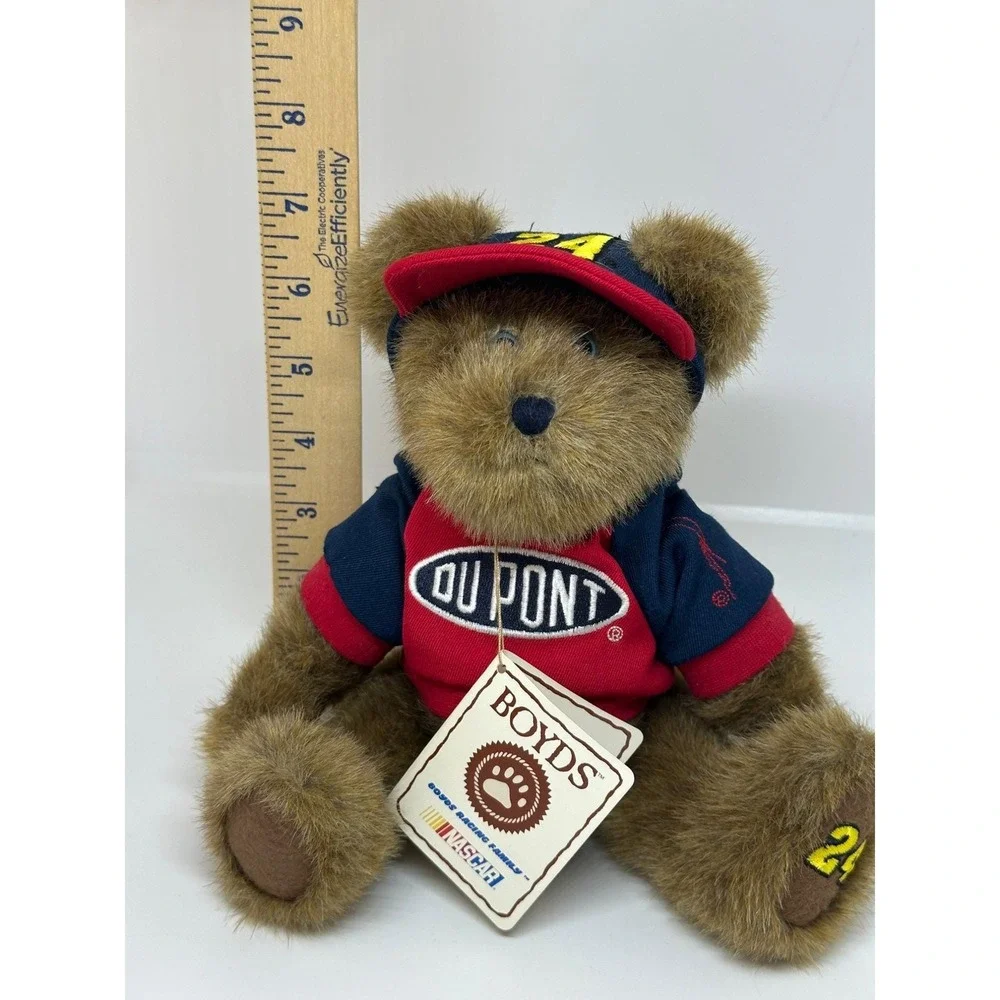 Boyds Bears NASCAR Jeff‎ Gordon #24 DuPont Teddy Bear Racing Plush Collectible