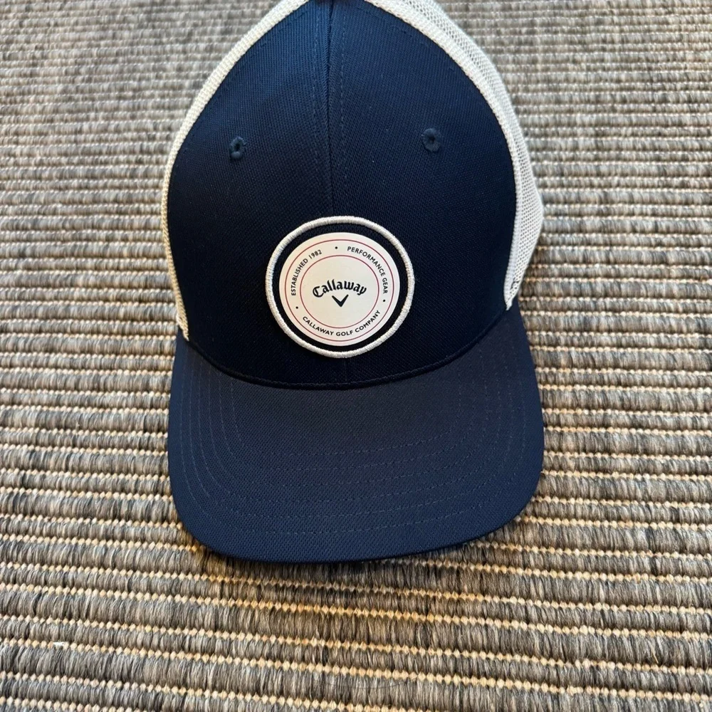 Callaway Black and White Mesh Cap