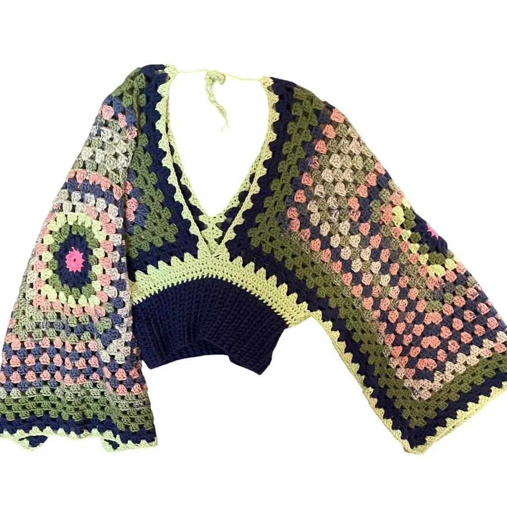 Handmade crochet granny