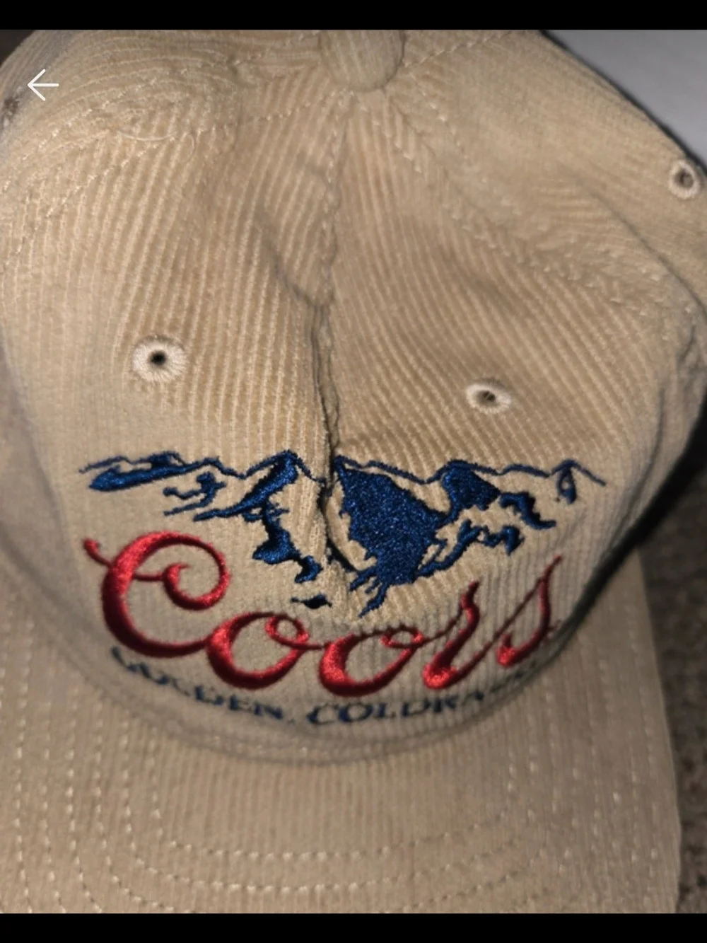 Coors classic corduroy