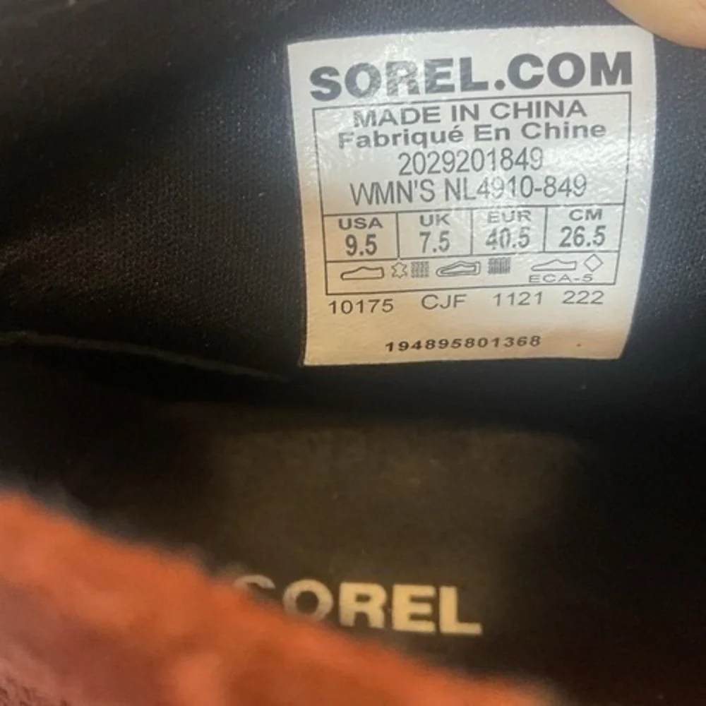 Sorel suede warp evie