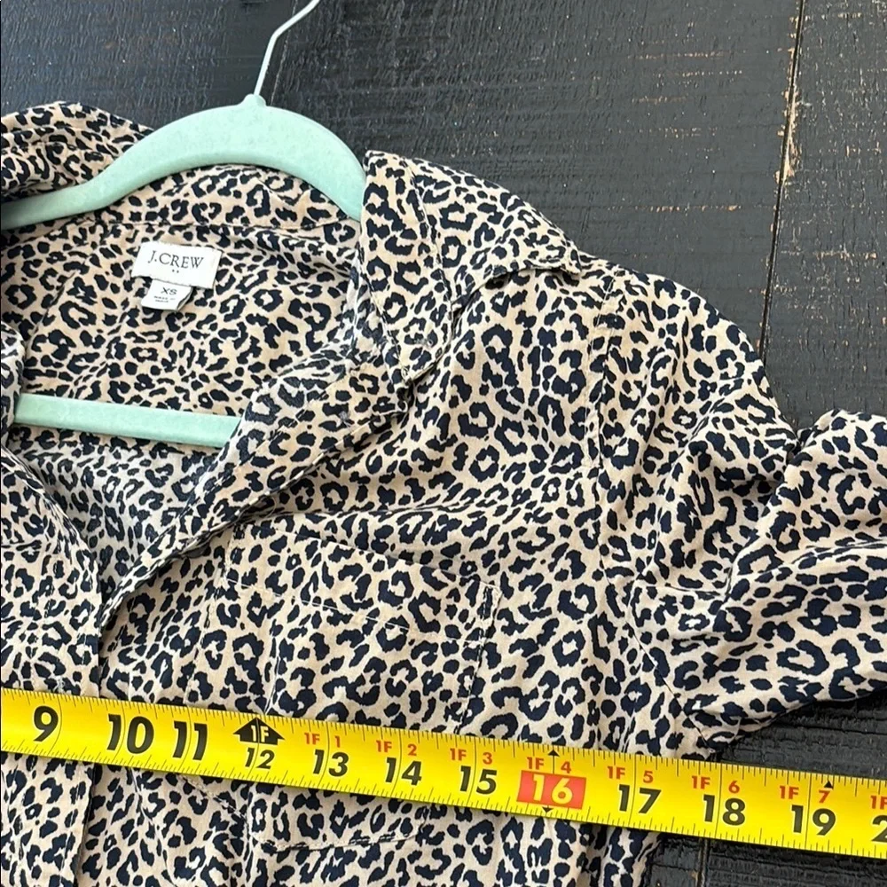 J. Crew crew leopard