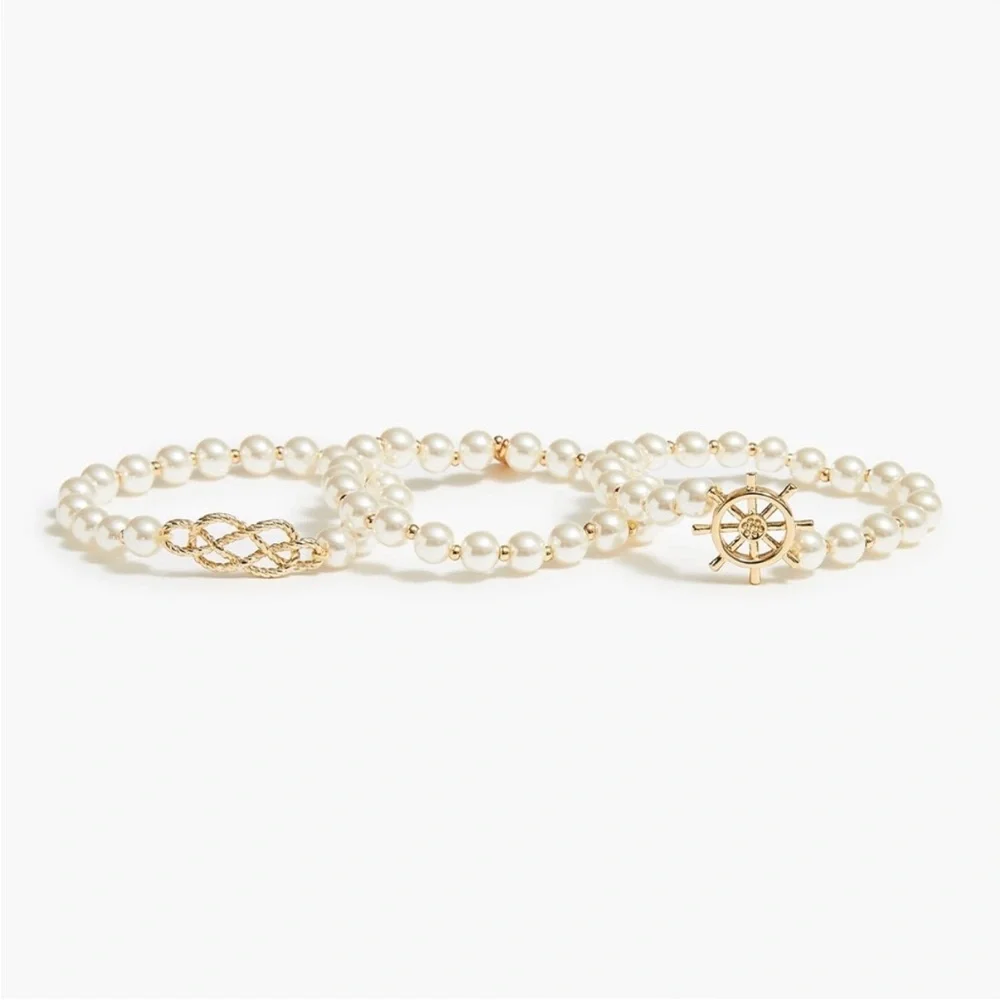 J. Crew brass bracelets