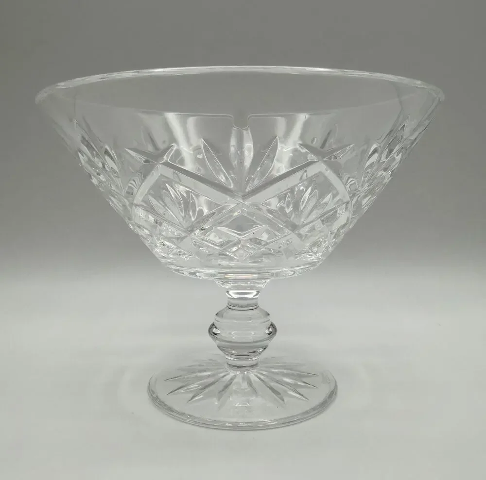 Waterford Crystal INNISFREE Footed Compote 6” Candy Dish Decorative Vintage