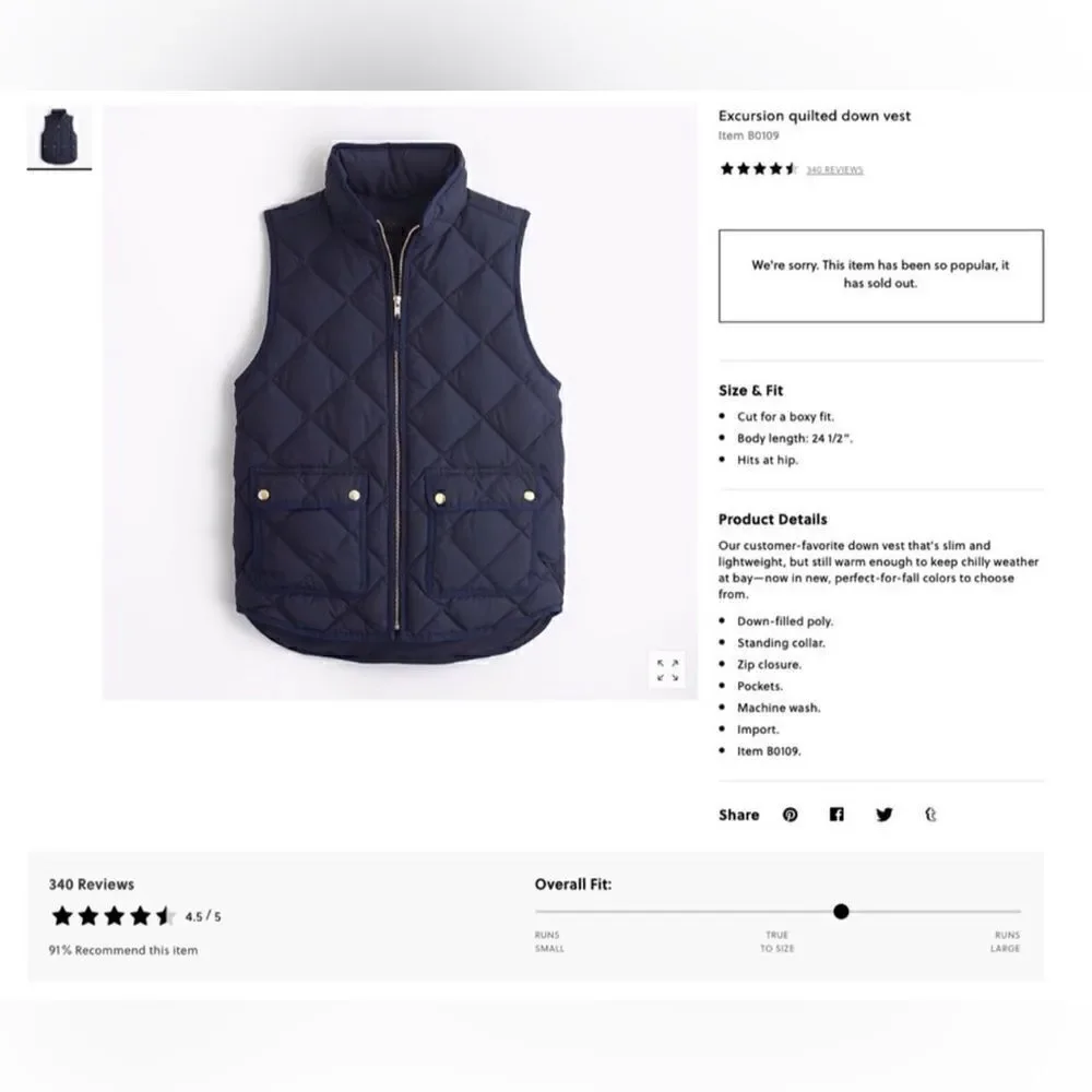 J. Crew crew excursion
