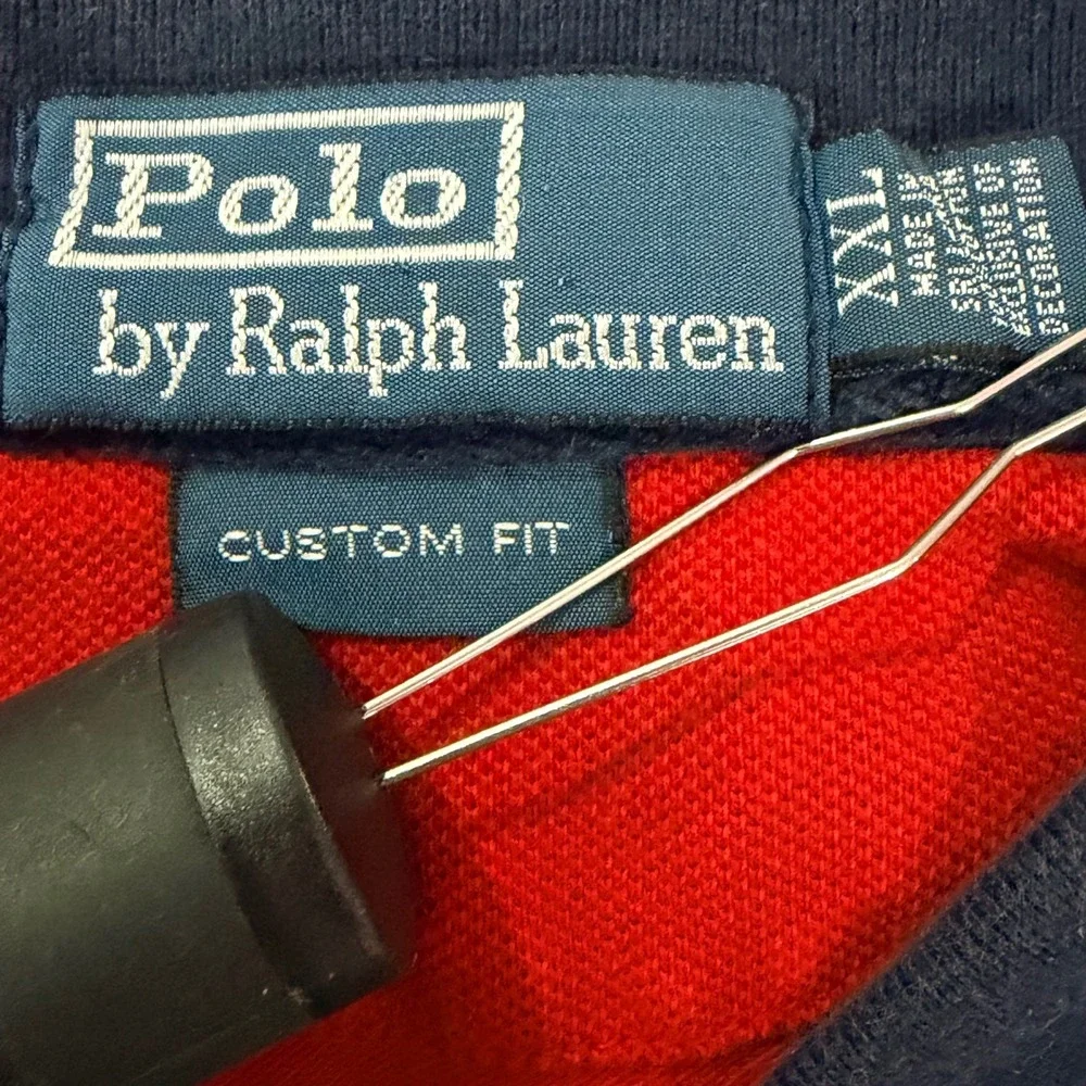 Polo Ralph Lauren Polo Shirt Men XXL Red Custom Snow Polo Challenge Cup Crest