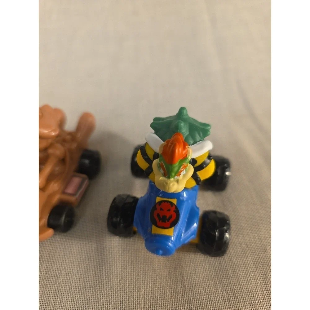 Nintendo Mario Kart 64 Toy Figures Lot Toad Donkey Kong Princess Peach Bowser