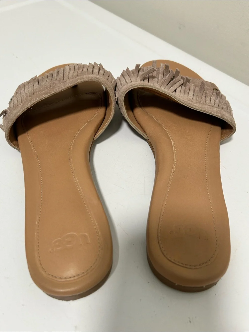 UGG suede fringe