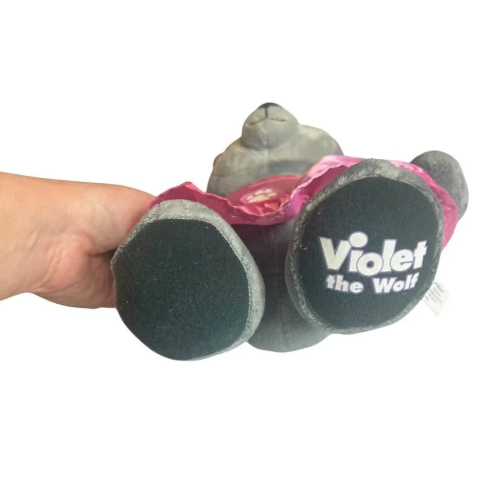 Build A Bear Great Wolf Lodge Violet Wold Plush Stuffed Animal 12