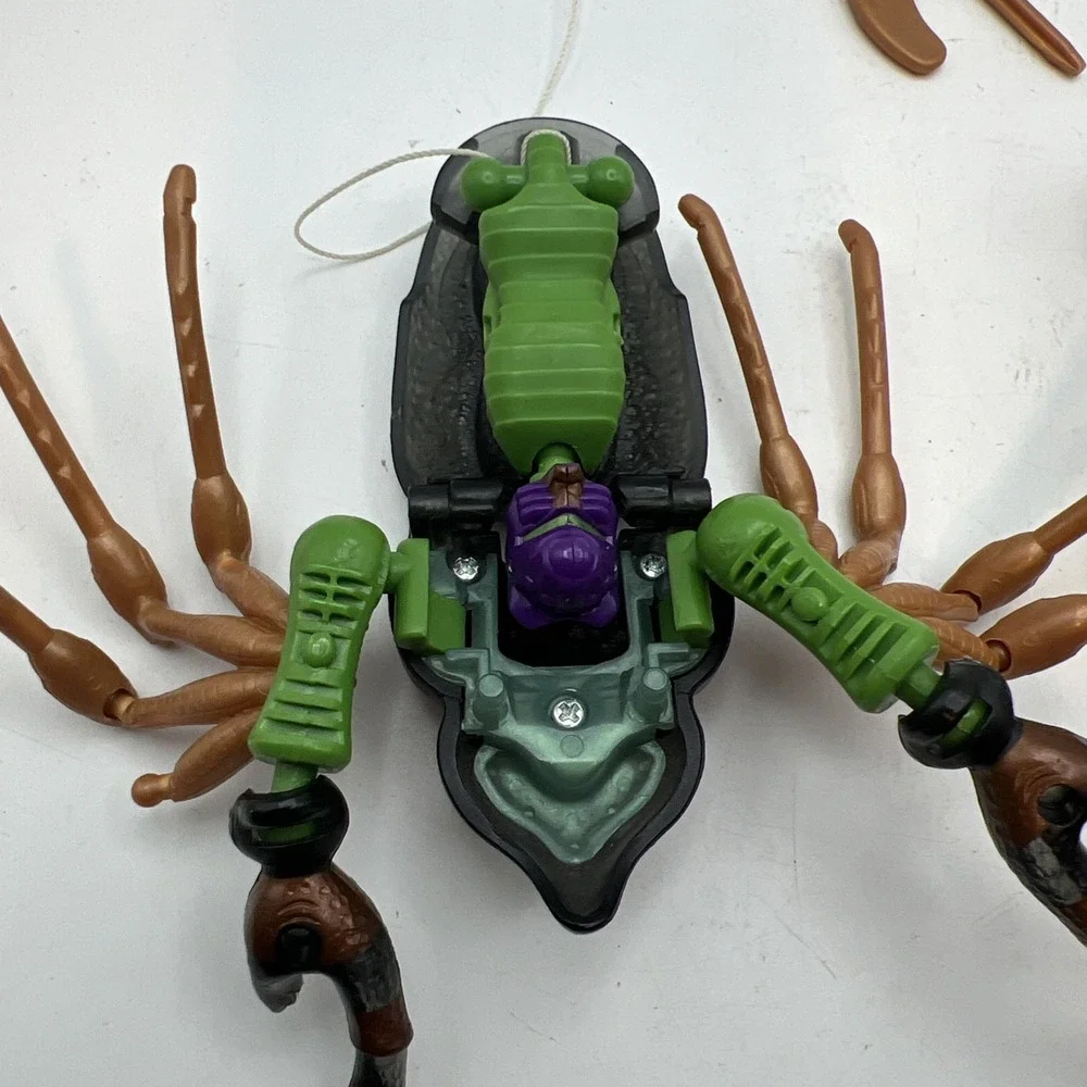 2X 1996 Beast Wars Transformers BLACKARACHNIA Action Figure Launcher INCOMPLETE