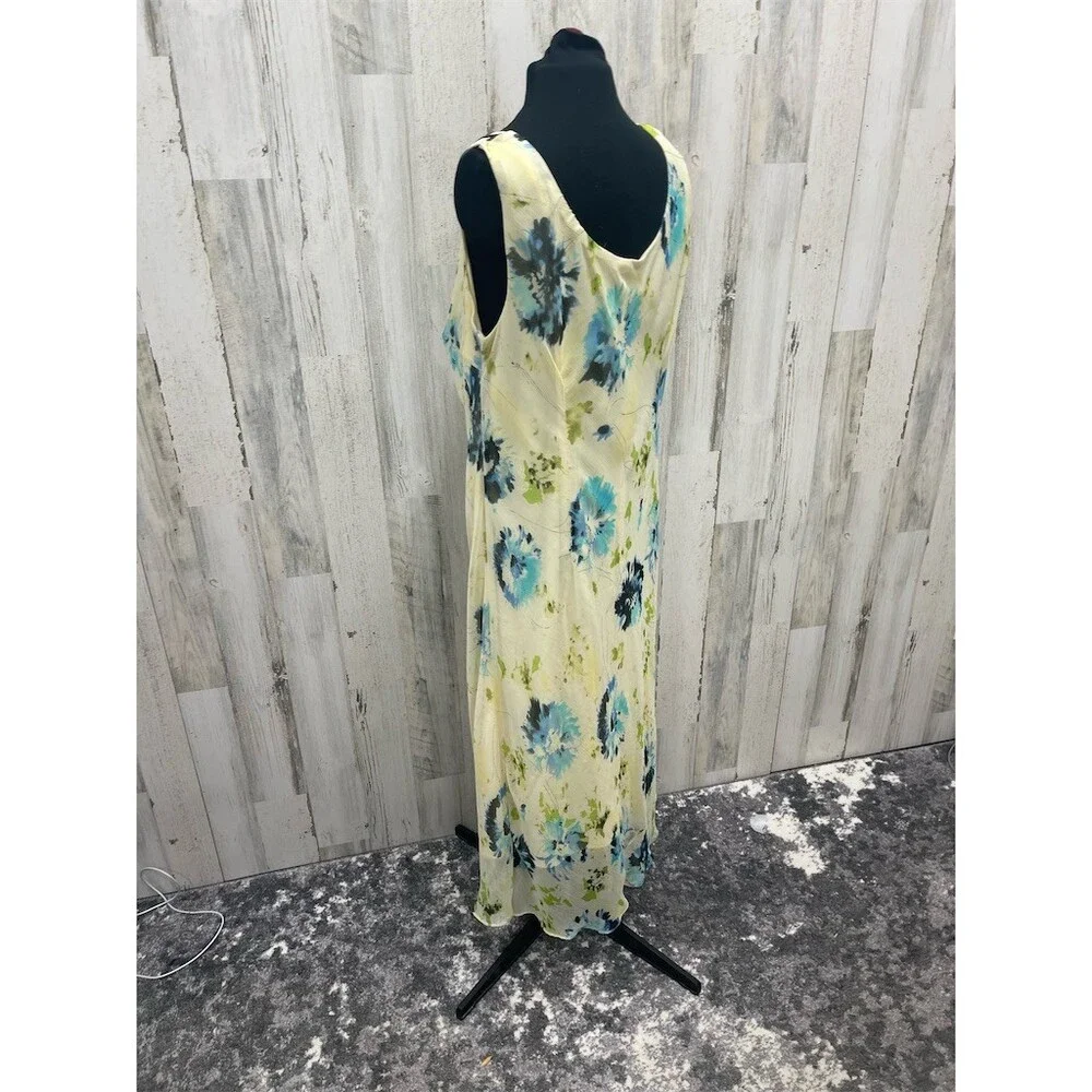 R&M Richards 2-Piece Dress & Jacket Set Womens 16w Multicolor Floral Maxi sku622