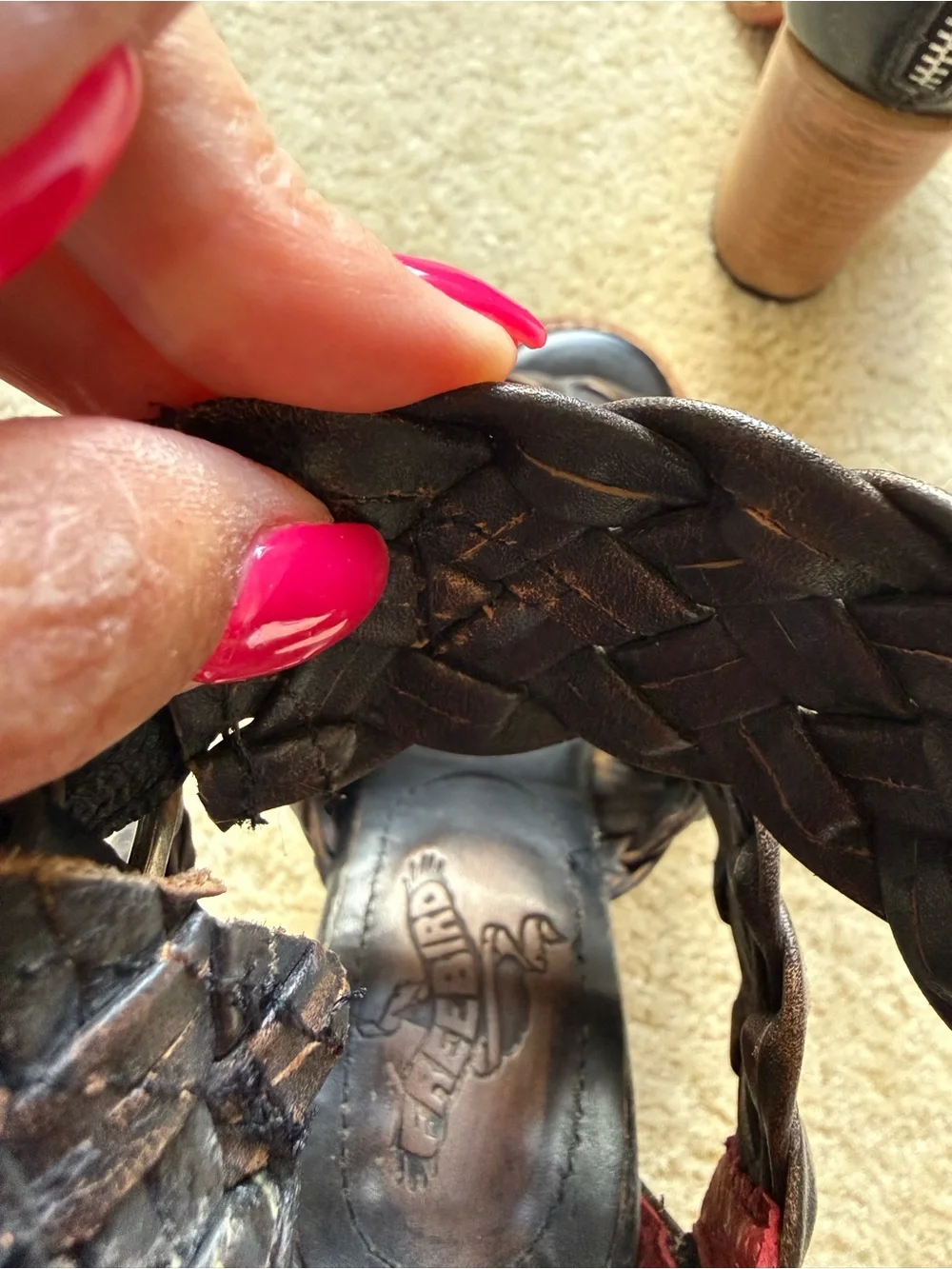 Freebird by Steven braided leather