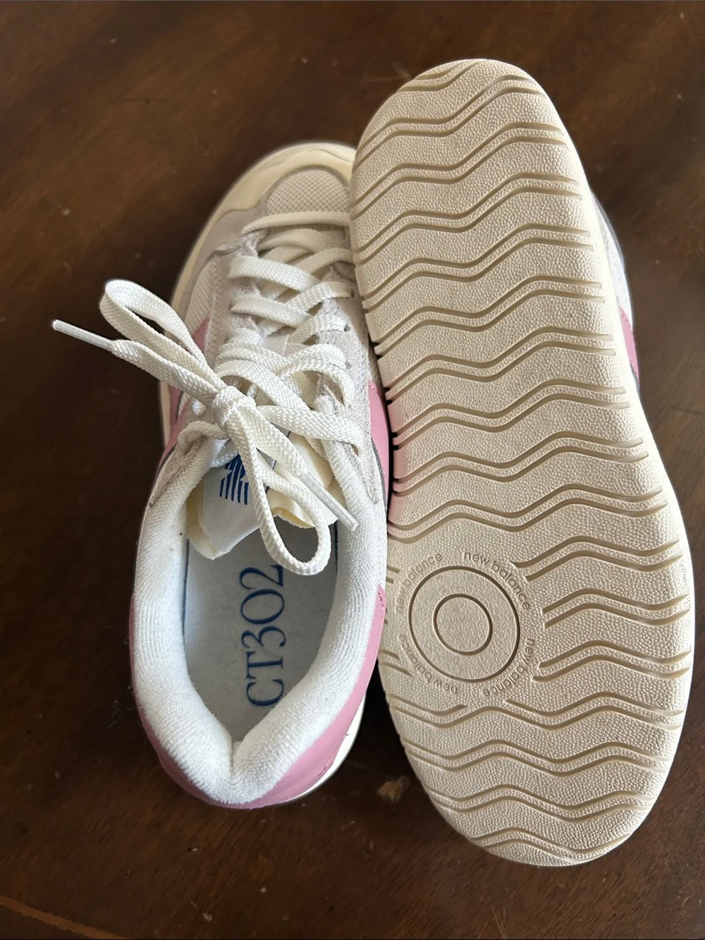 New Balance light cream
