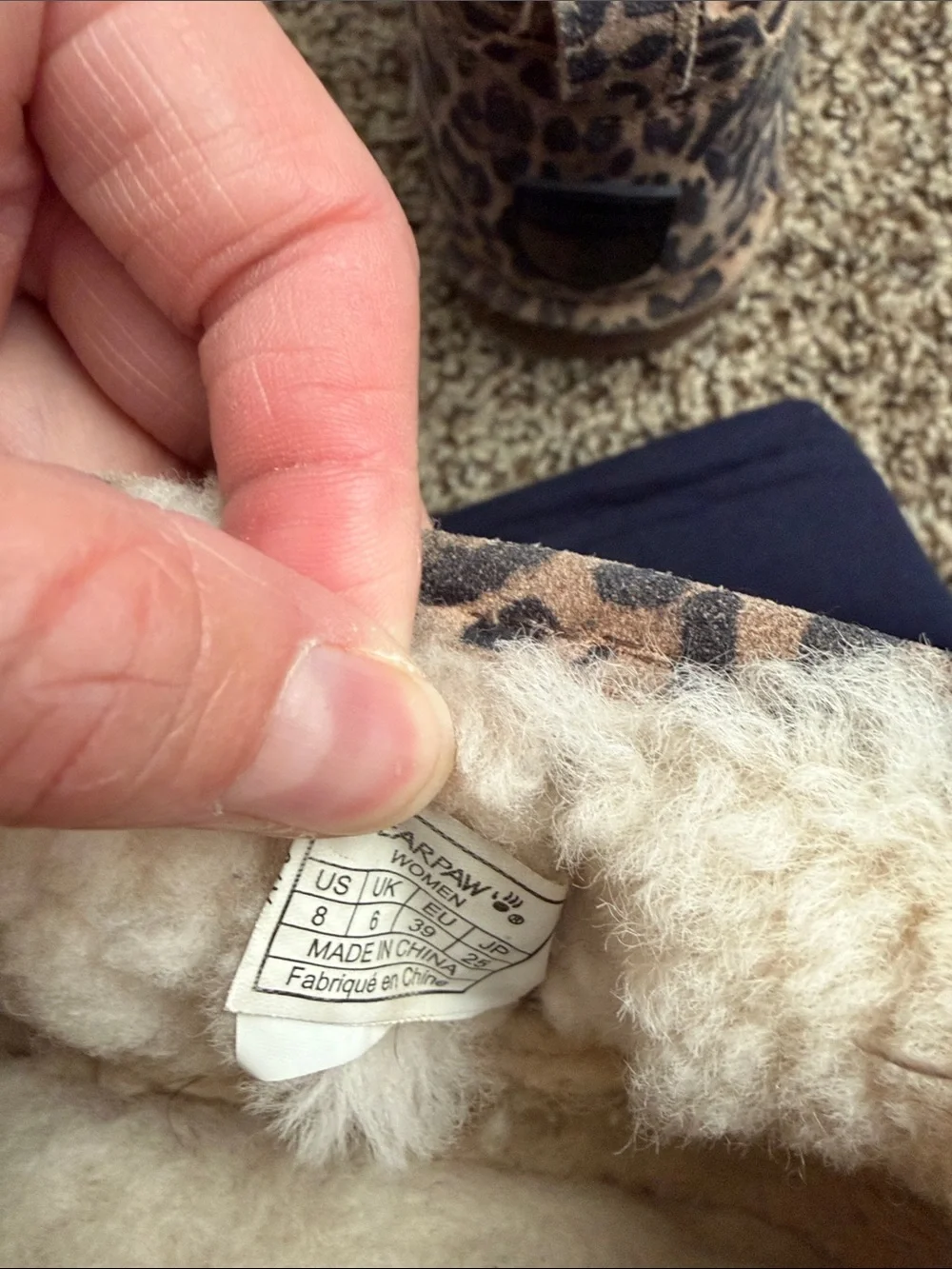 BearPaw leopard print