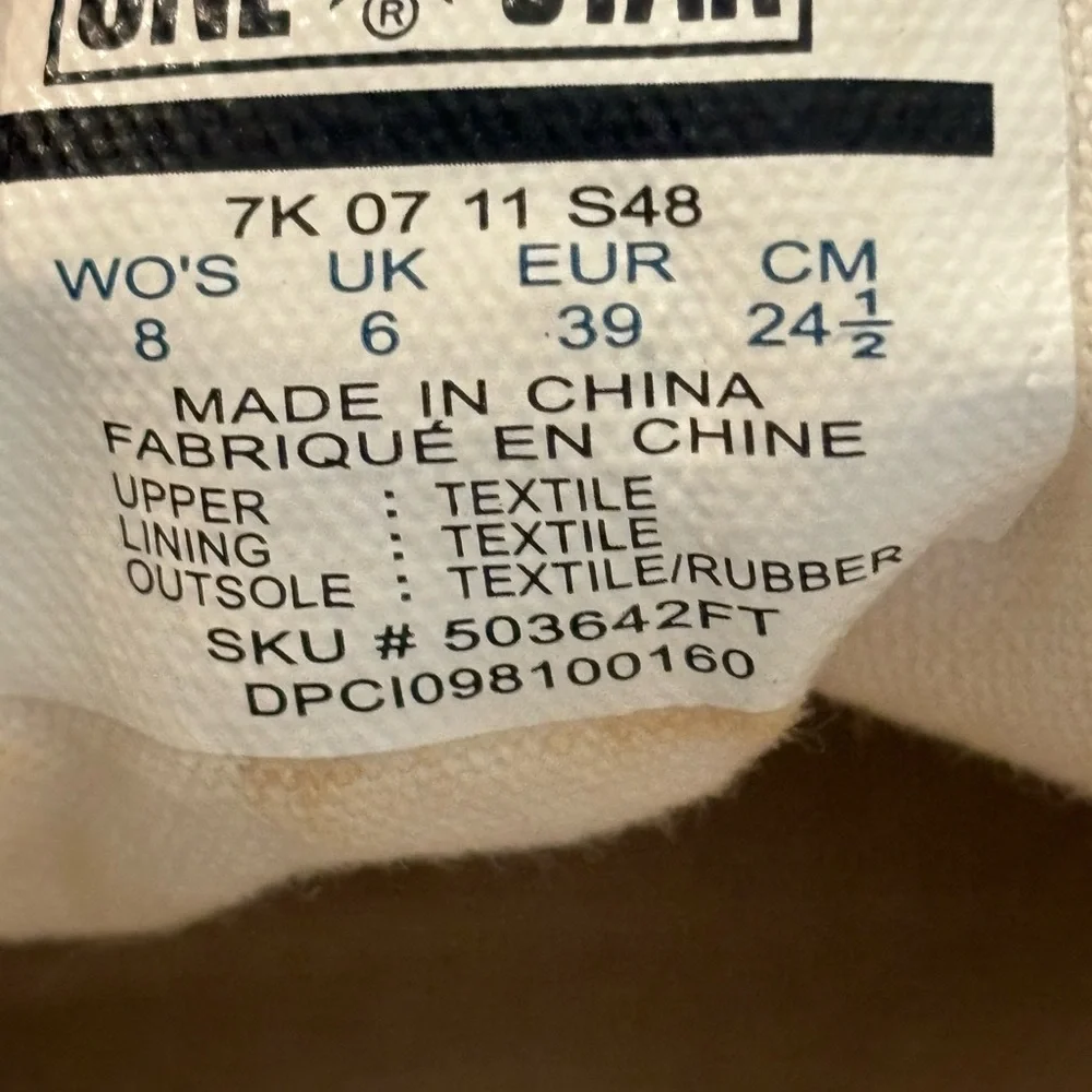 Converse preowned well