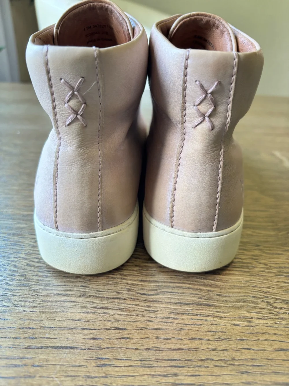 Frye blush pink