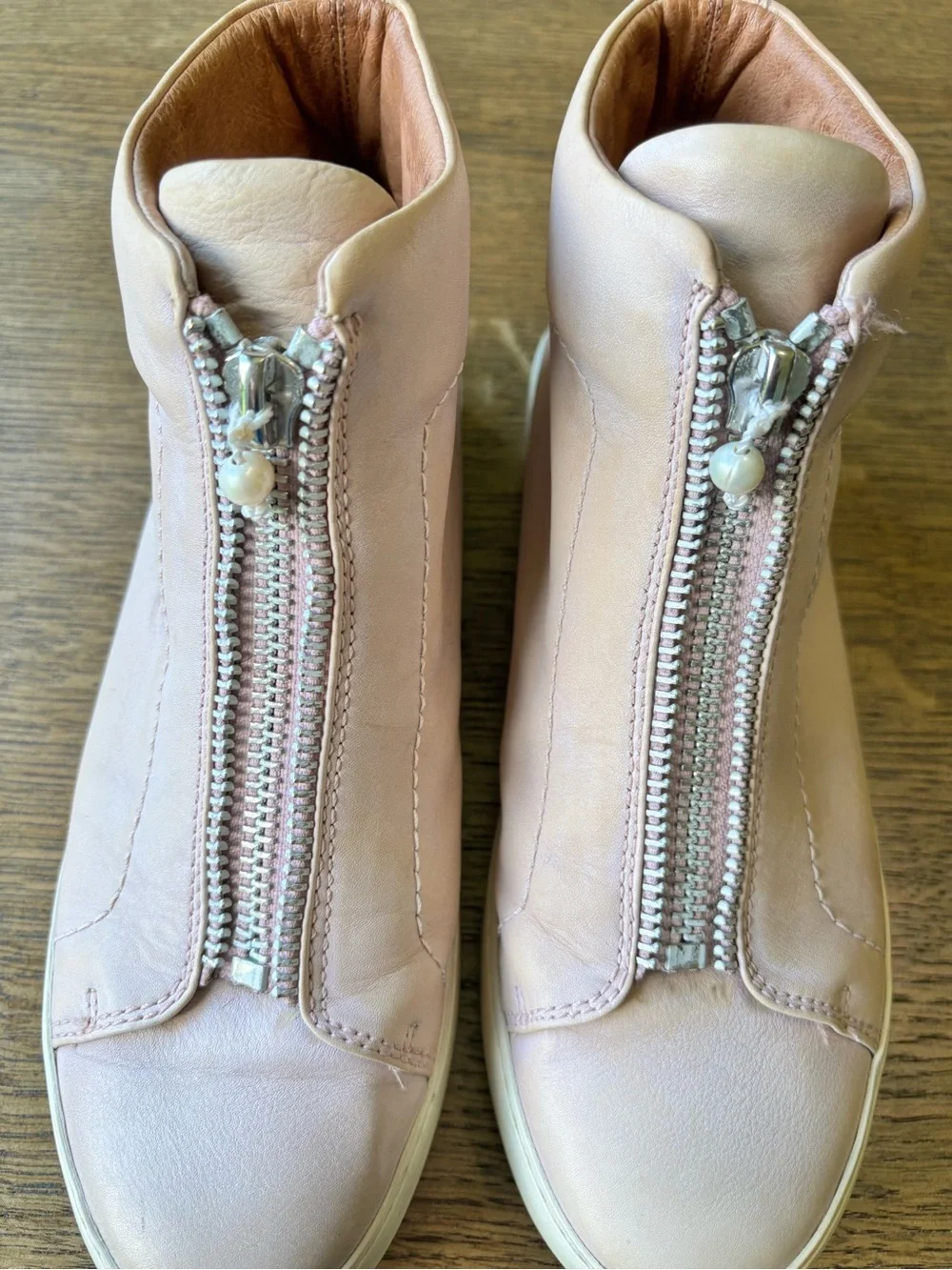 Frye blush pink