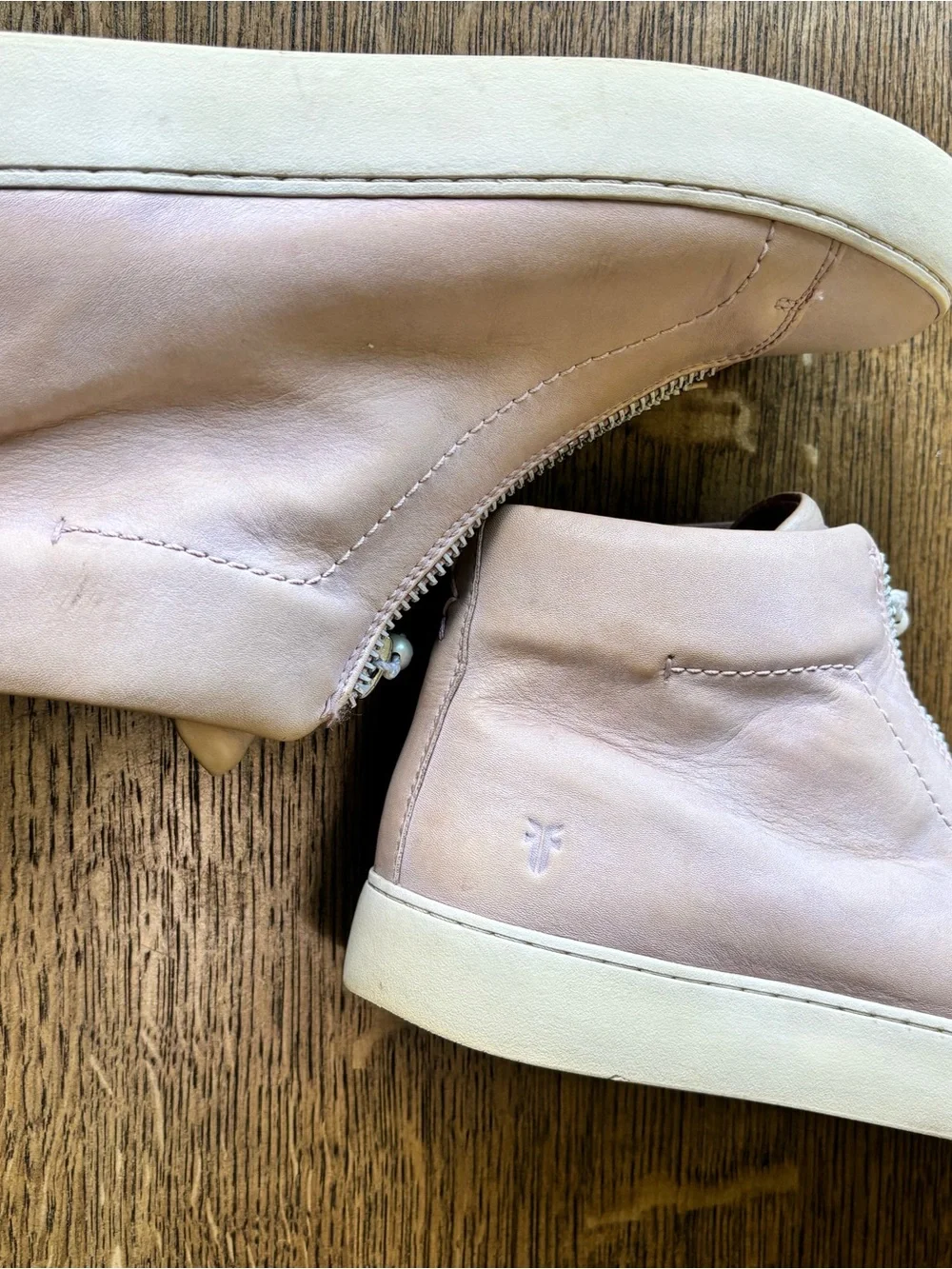 Frye blush pink