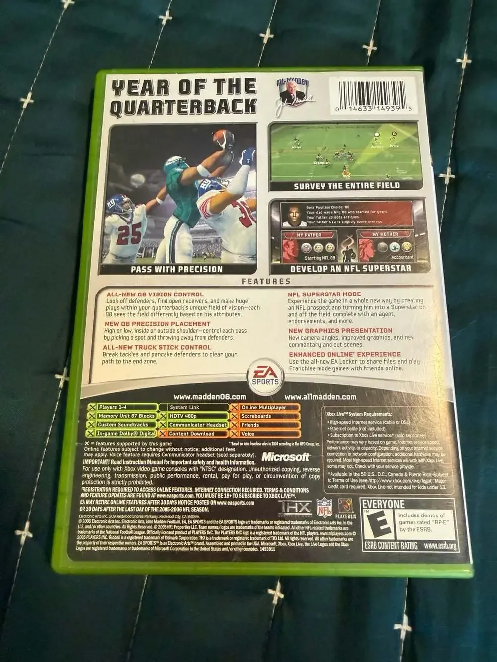 Ea Sports xbox sports disc