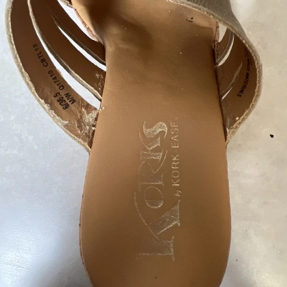 Kork-Ease women usps metallic