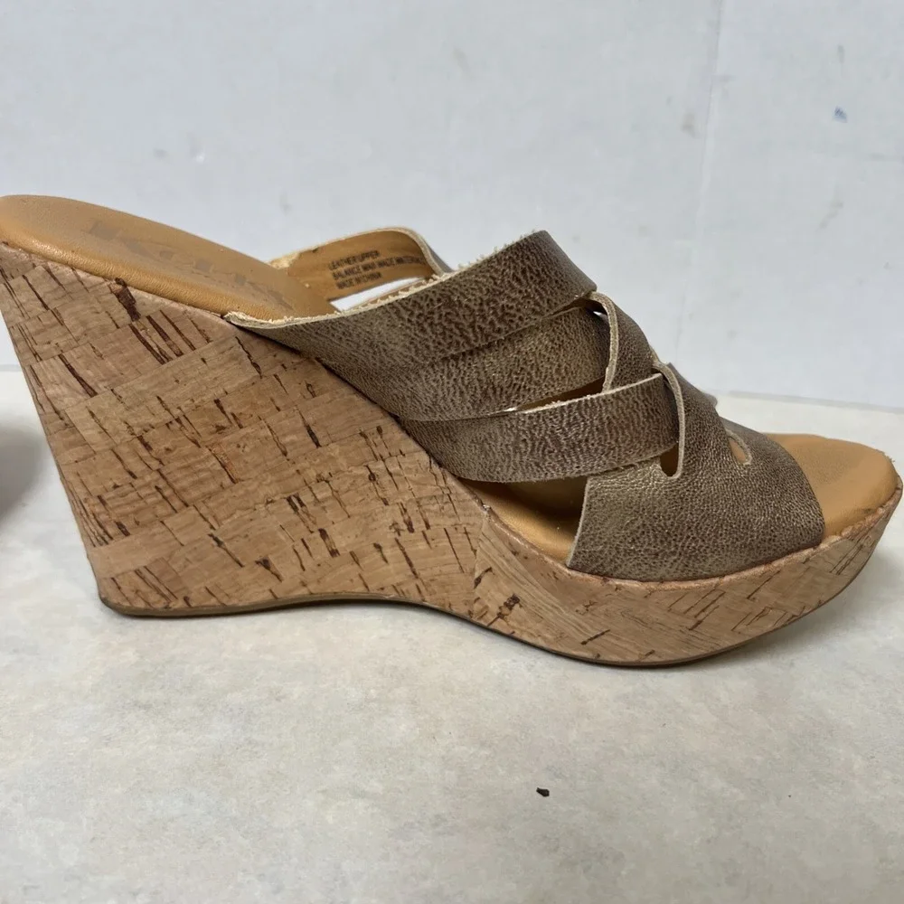 Kork-Ease korks gold sandals