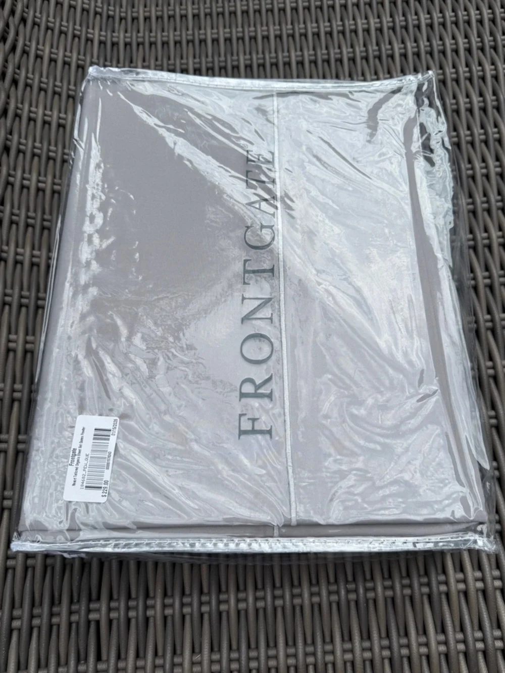 Frontgate Queen Organic Sheet Set - Pewter - NWT
