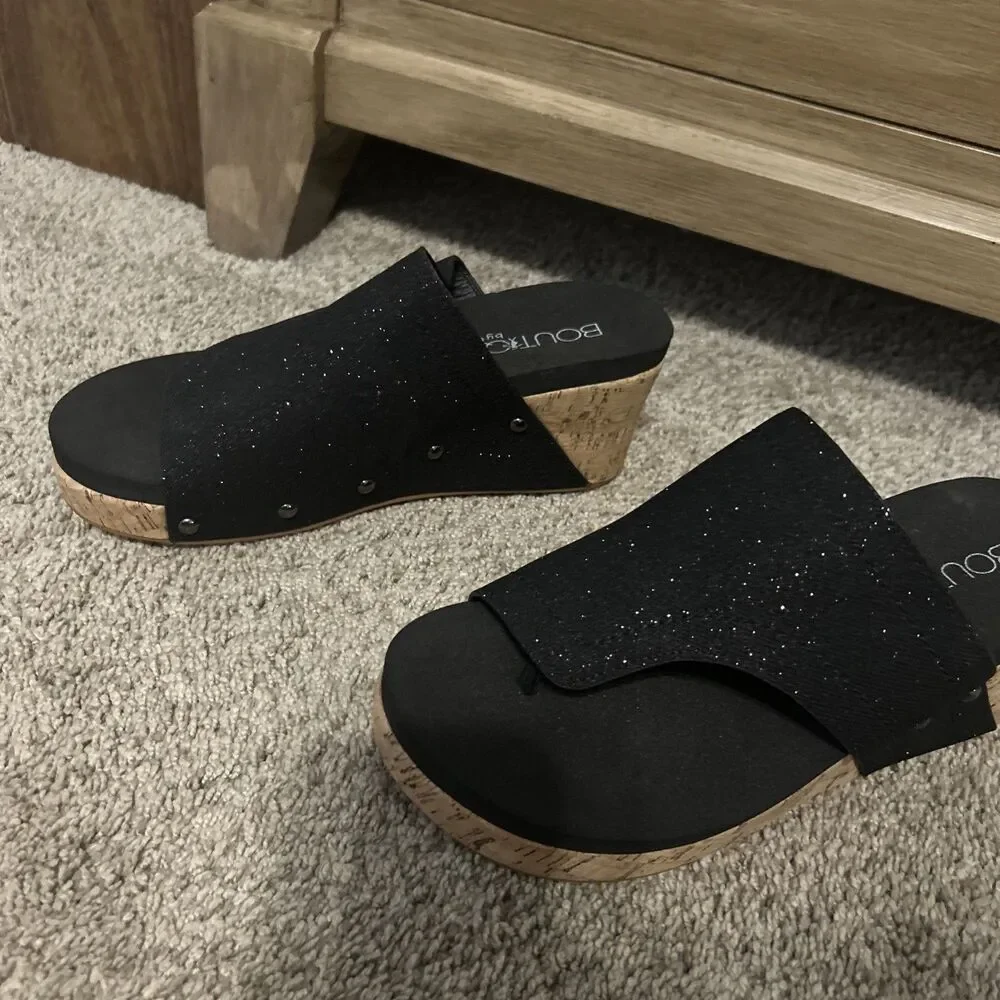 Women's Corky's Sparkle Flirty Sandals Size 8 Great Condition