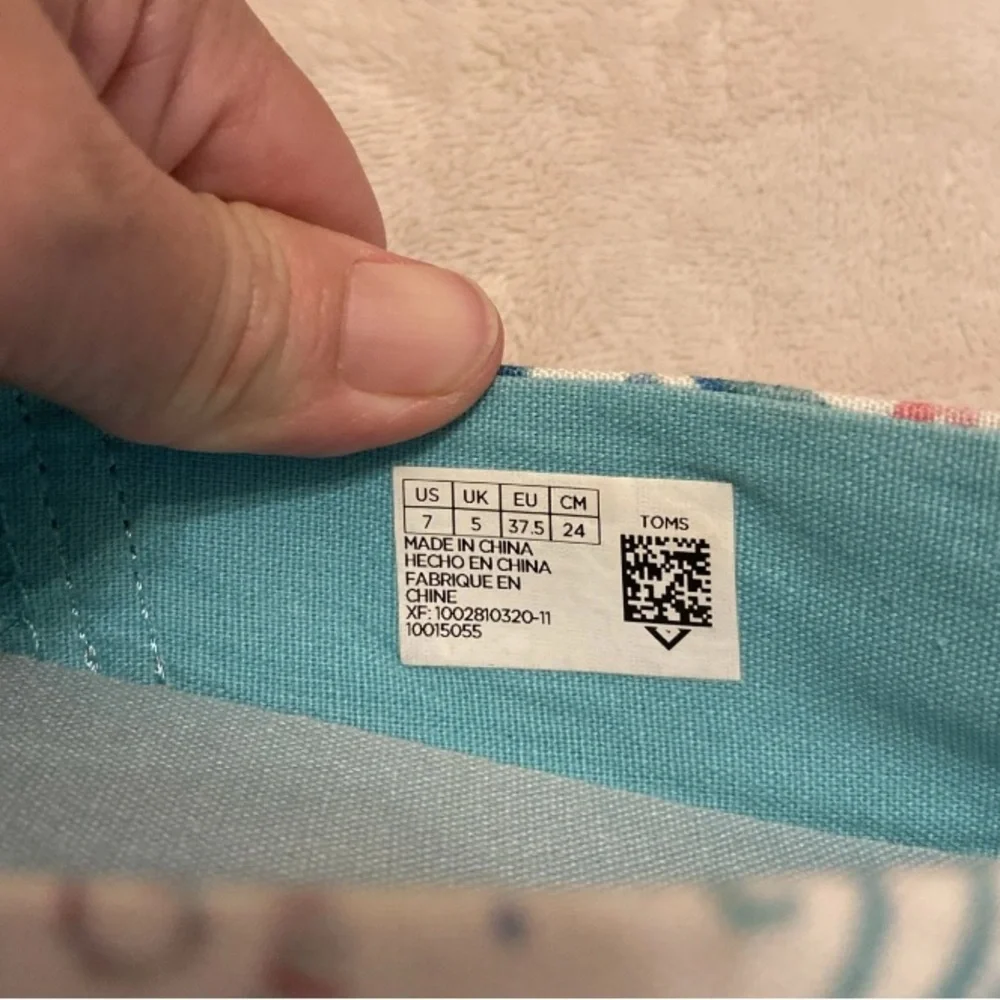 Toms manufacturer calls