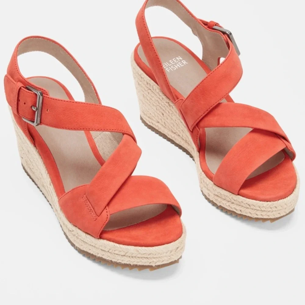 Eileen Fisher suede upper