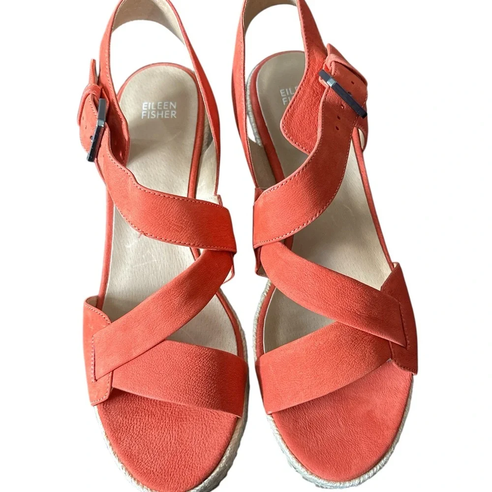 Eileen Fisher suede upper