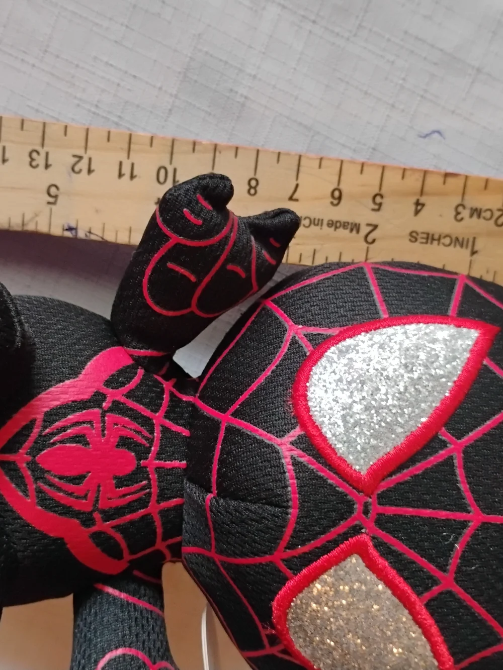 Marvel Black and Pink Spider-Verse Plush - Glitter Eye Accents