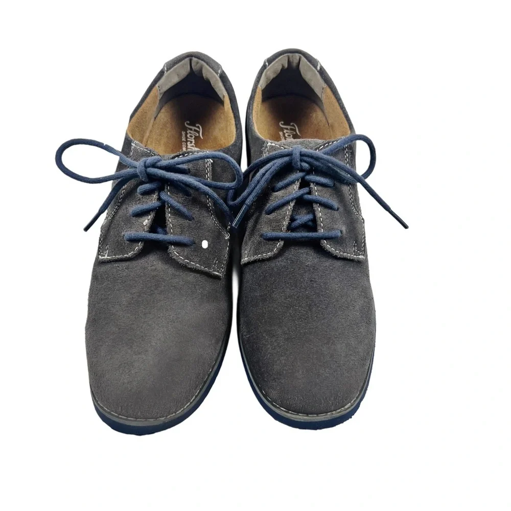 Florsheim gray suede