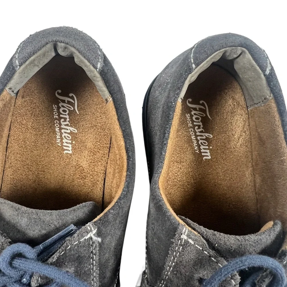 Florsheim gray suede