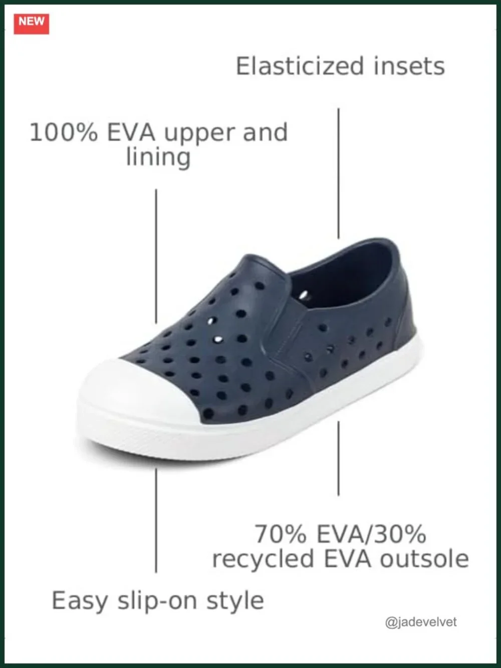 Boys Slip-On Water Play Sneakers with Elasticized Insets
