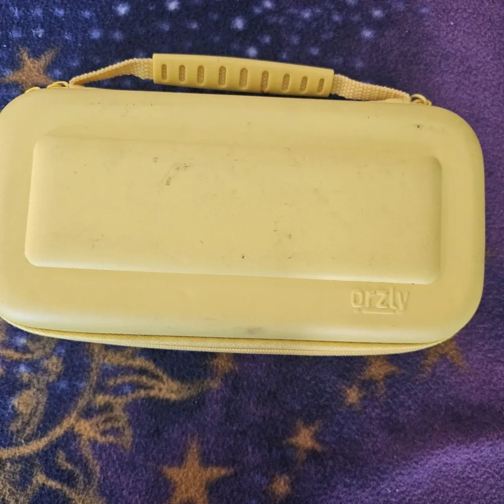 Orzly Yellow Nintendo Switch‎ Lite Carrying Case w/Carrying Case & More