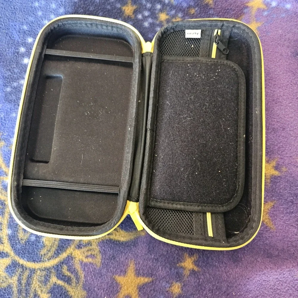 Orzly Yellow Nintendo Switch‎ Lite Carrying Case w/Carrying Case & More