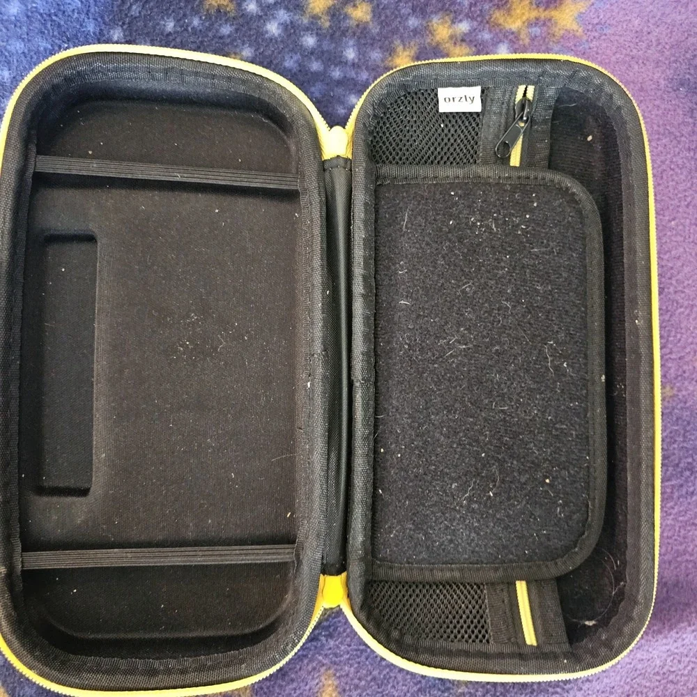 Orzly Yellow Nintendo Switch‎ Lite Carrying Case w/Carrying Case & More