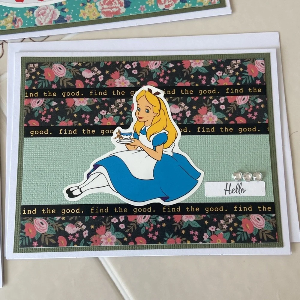 Hand Crafted 5” card note
