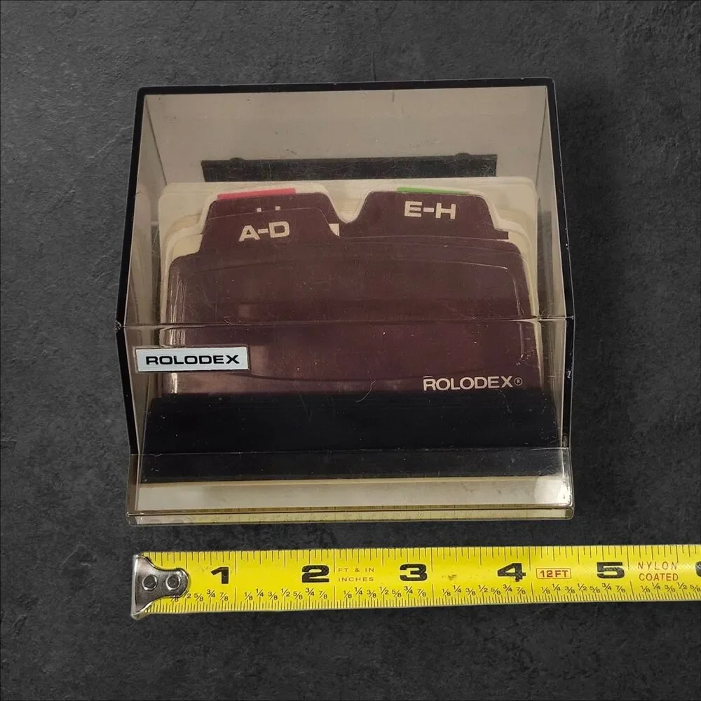 Rolodex add touch