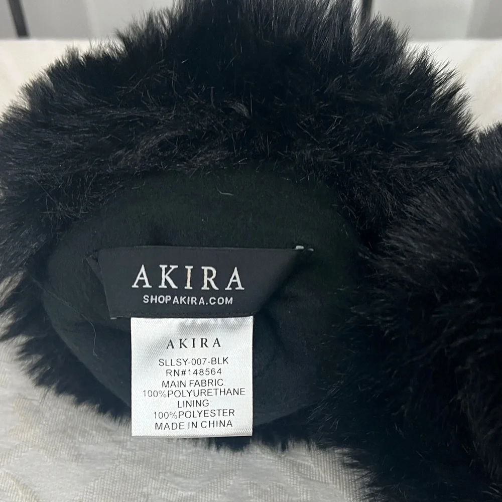 Faux Fur/Leather SMART GLOVES