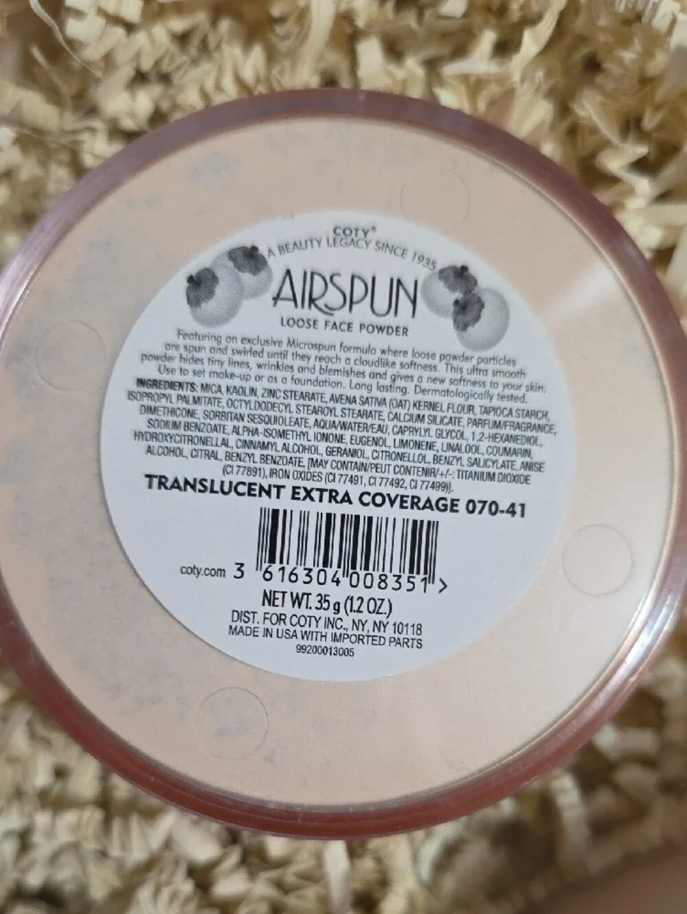 AirSpun loose face