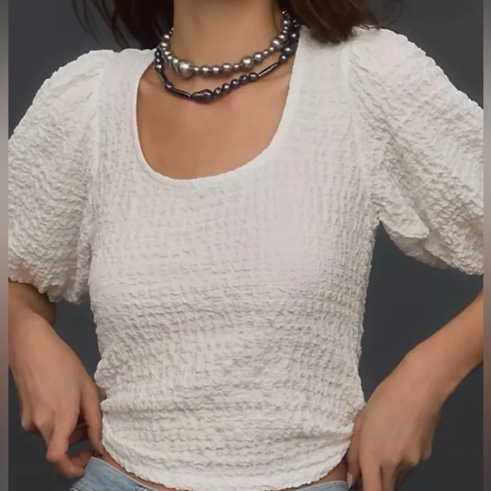 Anthropologie puff sophisticated style