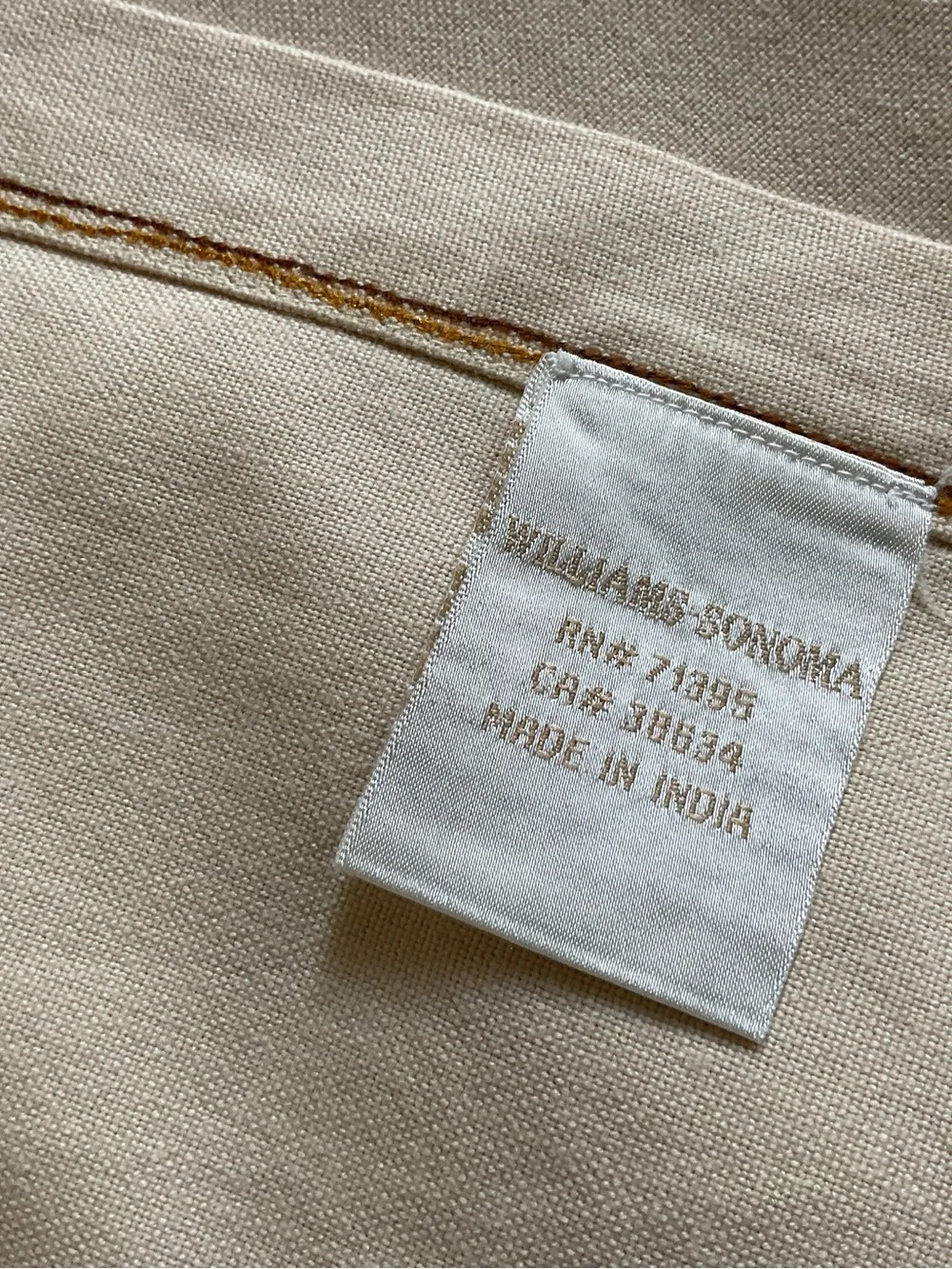 Williams Sonoma set cloth