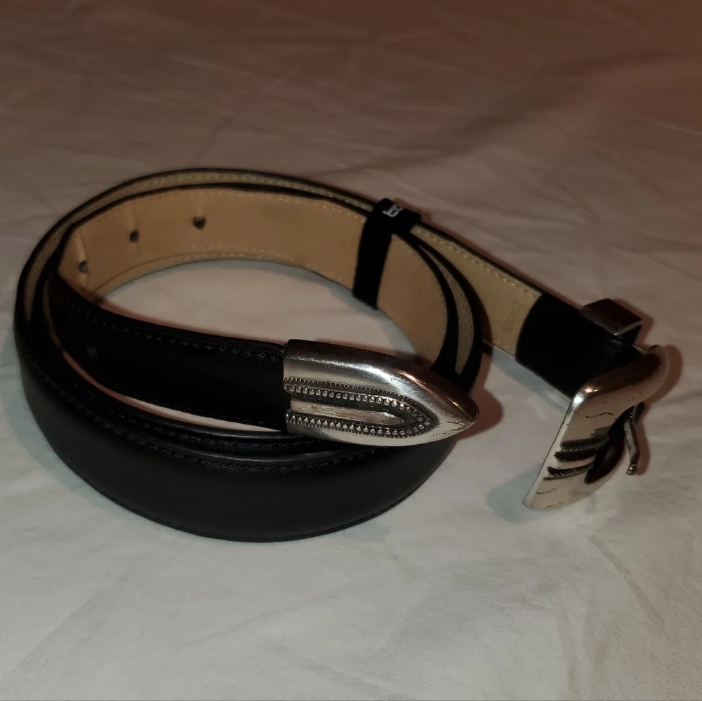 Silpada black leather